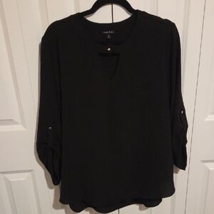 Sami & Jo Elegant Black Blouse